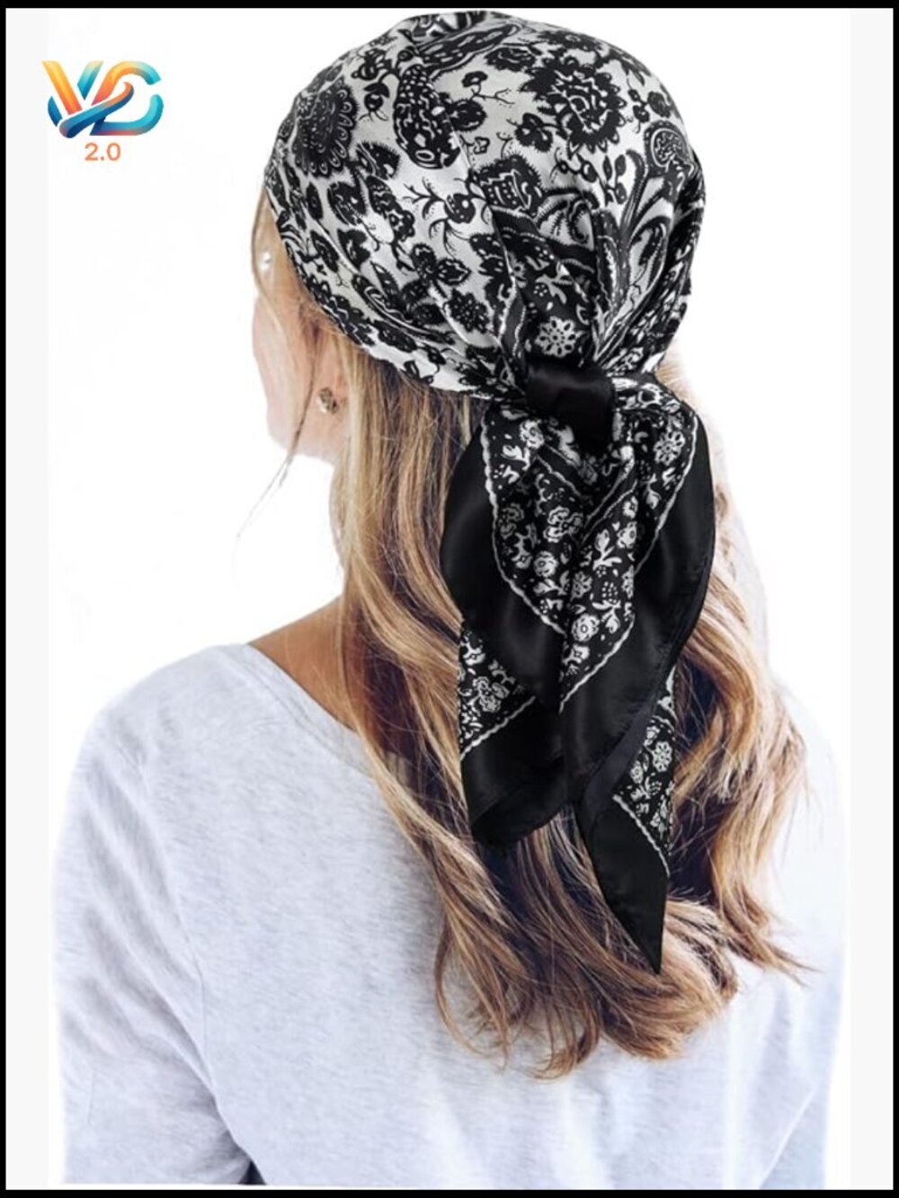 35 Square Satin Scarf Lightweight Head Wrap Hair Sleeping Neck Scarf